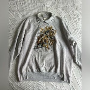 Vintage Pullover with Kittens